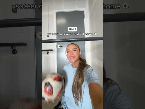 Soccer drills you can do at home DAY 1 #soccer #soccerdrills