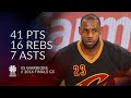 LeBron James 41 Pts 16 Rebs 7 Asts Vs Warriors 2016 Finals G5