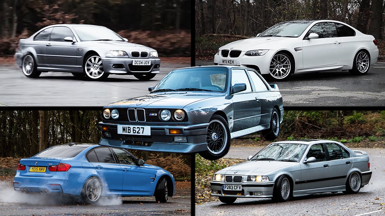 The Ultimate BMW M3 Review: E30 vs E36 vs E46 vs E92 vs F80