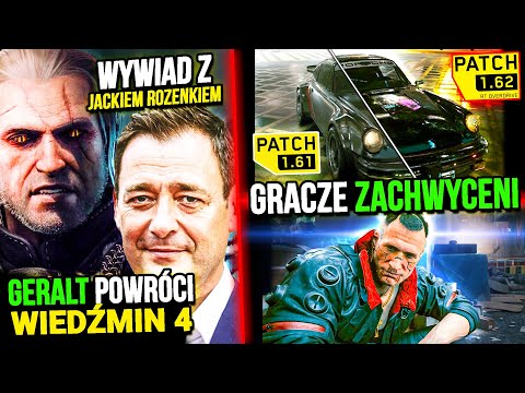 GERALT POWRÓCI W WIEDŹMINIE 4 — 20GB PATCH do Cyberpunk 2077 zachwycił graczy