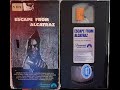 Opening To Escape From Alcatraz 1981 VHS 1984 Reprint