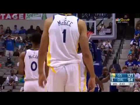 Jordan Bell SELF Alley Oop Off The Backboard For The Slam!