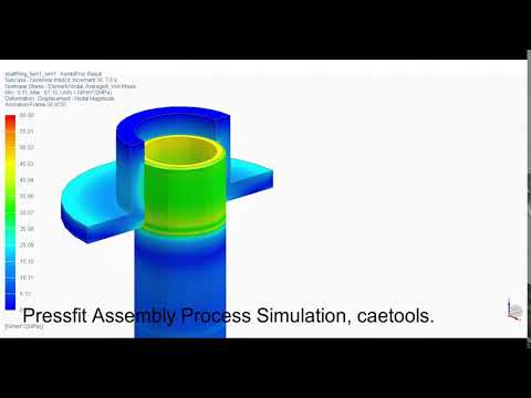 Pressfit Assembly Process Simulation