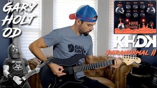 Video thumbnail for KHDK Paranormal II Gary Holt Parametric EQ Overdrive Pedal Demo | Jim Root Strat & Peavey 5150 by Scott Bynoe