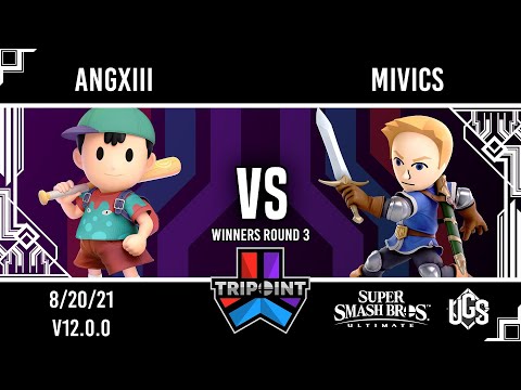 Tripoint Smash 110 - Winners Round 3 - angxiii(Ness) Vs. Mivics(Mii Swordfighter)