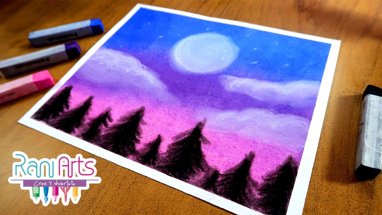 HAZ ESTA PINTURA con TIZAS PASTEL (pastel seco) - Probando productos. Paso a paso