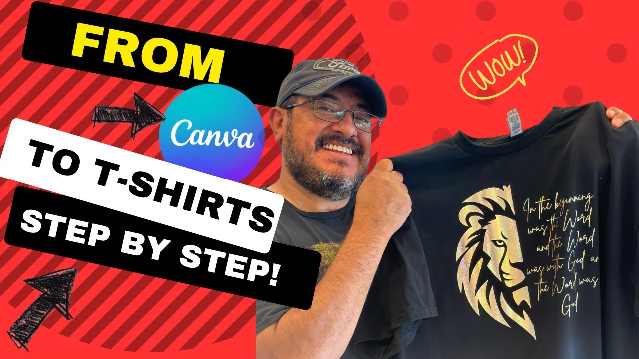 From Canva to T-Shirts Step by Step!
