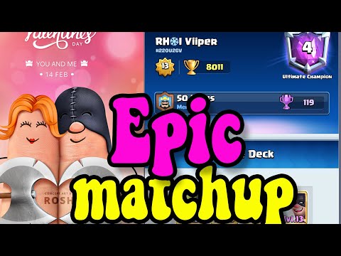 8100 RH❄I Viiper Epic Matchup Never Seen 🏆 Hog Exnado GOD - Clash Royale