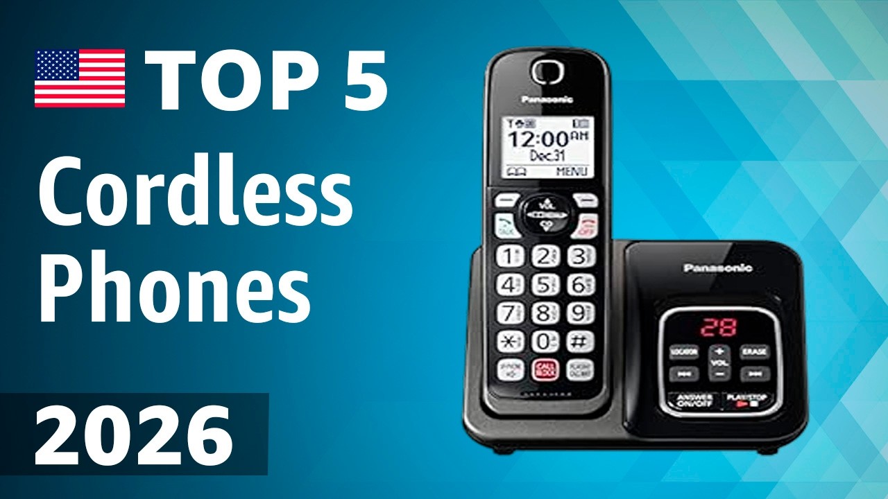 TOP—5. Best Cordless Phones (With Answering Machine & Senior Features) 2026