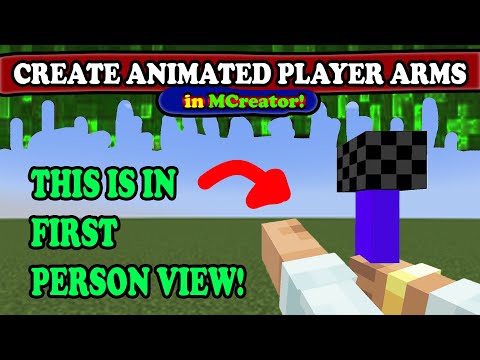 How To Make an Item With ANIMATED PLAYER ARMS | MCREATOR
