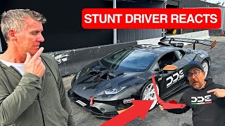 FAST & FURIOUS  STUNT DRIVER REACTS TO DRIFT LAMBORGHINI …