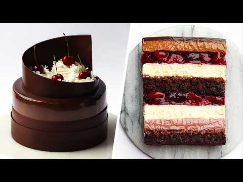 How I Reinvented the Black Forest Cake │ Tutorial: Schwarzwälder Kirschtorte Entremet