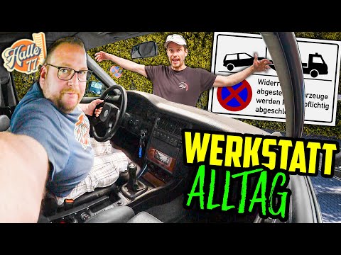 Finale PROBEFAHRT im Audi 90 TRESER! - Werkstattalltag Halle 77 - Marco nimmt EUCH mit!