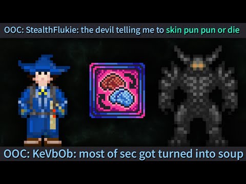 Using Wiz-Demon powers to make the station a VERY bad place. - Space Station 14