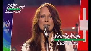 eurovision 2005 Switzerland 🇨🇭 Vanilla Ninja - Cool vibes ᴴᴰ