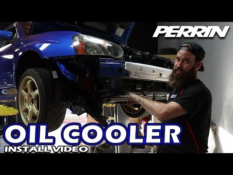 HOW TO INSTALL A PERRIN OIL COOLER (2005 SUBARU WRX)