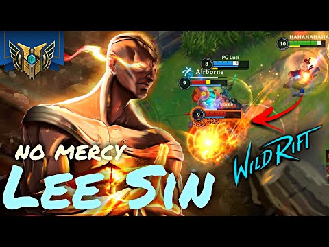 KILLING MACHINE LEE SIN! | FASTEST LEE SIN GAMEPLAY - Wildrift