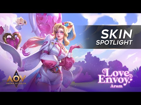 Arum Love Envoy Skin Spotlight - Garena AOV (Arena of Valor)