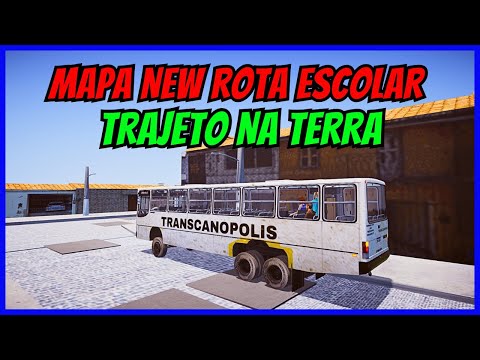 ????Gameplay Proton Bus Simulator | Mapa New Rota Escolar V1.0 | Linha 03 | Simulador de Ônibus | PBSU