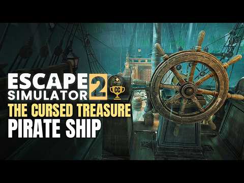 Escape Simulator 2 — The Cursed Treasure: Pirate Ship 100% | All Tokens & Puzzle Solutions