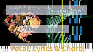 🎹Round-Shouldered Man, Chord &amp; Lyrics, Marsha Norman, Synthesia Piano