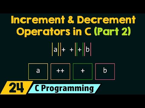 Increment and Decrement Operators in C Part 2