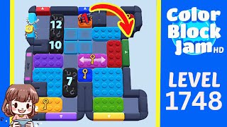Solution du Niveau 1748 de Color Block Jam