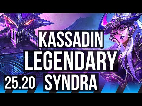 KASSADIN vs SYNDRA (MID) | Legendary | EUW Diamond | 25.20