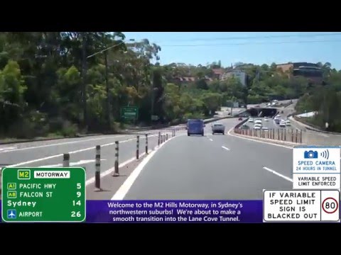 Sydney Harbour Bridge & Driving Road Trip Into Sydney, Australia - Warringah Freeway, And More!