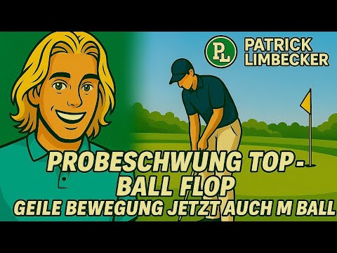 Probeschwung Top - Ball Flop 😱! So gelingt es auch mit Ball - dieser Trick wirkt wie Zauberei⛳️🧙‍♂️!