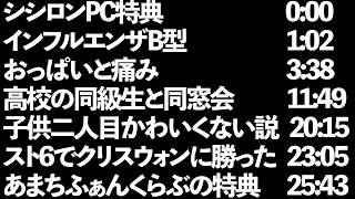 【二人ラジオ】日記やん P.58(シシロンPC特典、インフルエンザB型、おっぱいと痛み、高校の同級生と同窓会、子供二人目かわいくない説、スト6でクリスウォンに勝った、あまちふぁんくらぶの特典)