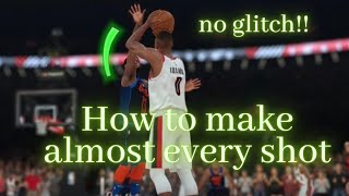 nba 2k mobile | how to make every jump shot