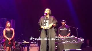 Jazmine Sullivan performs “ Stuttering “ Live in NYC for the first time at Kings Theatre