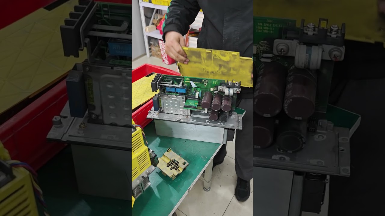 FANUC Spindle Drive A06B-6141-H015#H580 Repair#cnctech  #repairprocess #powerboard