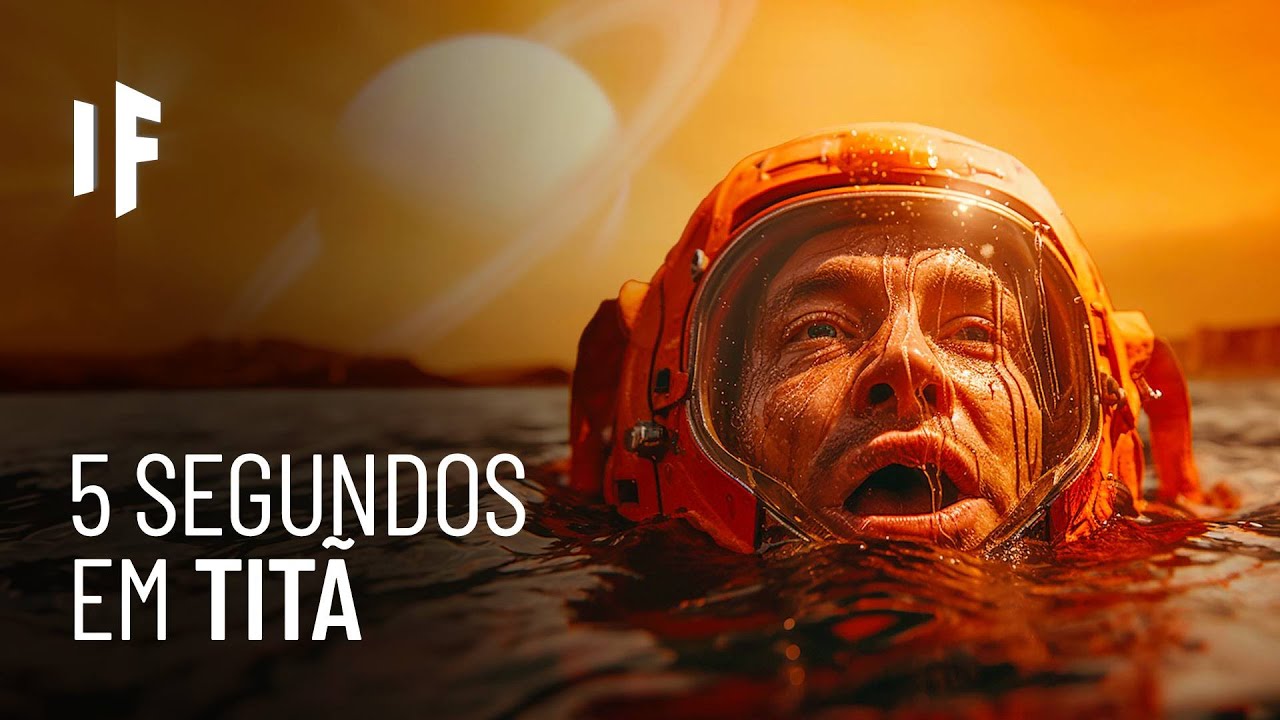 E se você pulasse em um lago em Titã por 5 segundos?