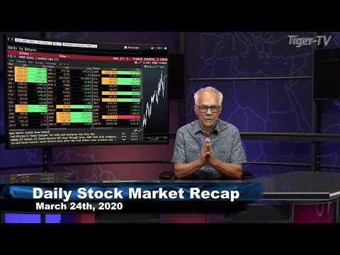 March 24th, Daily Stock Market Recap with Tom O'Brien - 2020