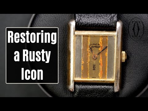 Restoring a Rusty Vintage Watch Icon: The Cartier Tank