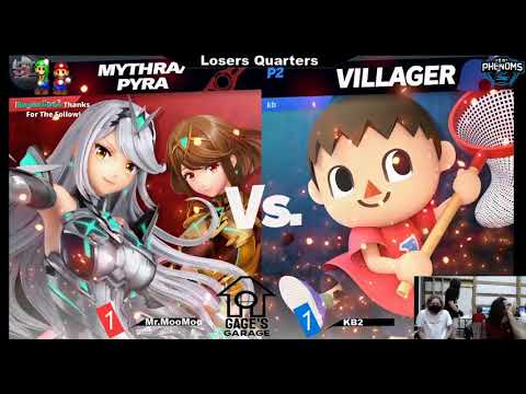 Gage's Garage #3 - Mr. Moo Moo (Pyra/Mythra) VS KB2 (Villaer) - SSBU Losers Quarters