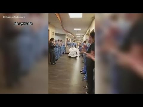 VIDEO: First critical care COVID-19 patient discharged...