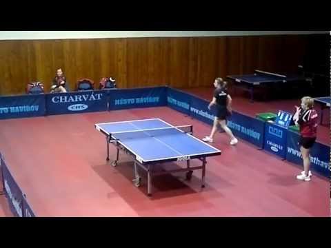 Extraliga žen 6.1.2013 Karolína Mynářová - Hanka Bartošová