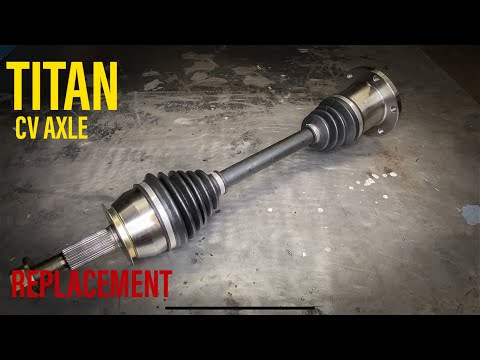 Nissan Titan Cv Axle Replacement (tips and tricks)