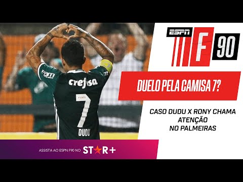 DUDU X RONY: CAMISA 7 DO PALMEIRAS DÁ O QUE FALAR E AGITA O ESPN F90: 'EU ME SENTIRIA INCOMODADO'