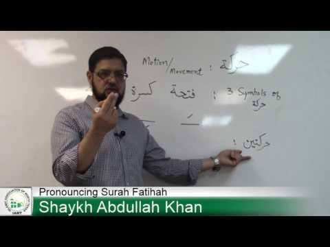 How to Pronounce Arabic Alphabet with Pronunciation Symbols