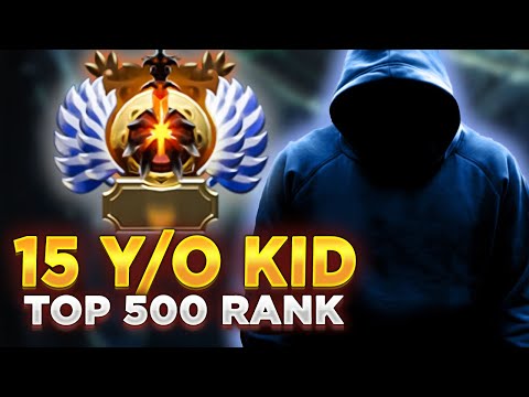 15 YEARS OLD KID TOP 500 RANK - New Rising Star Dota 2