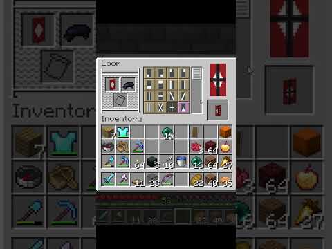 How To Make a Nazi Banner in Minecraft | Day 7 | Minecraft #minecraft #shorts #technoblade #viral