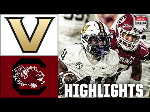 Vanderbilt Commodores vs. South Carolina Gamecocks | Full Game Highlights | ESPN CFB
