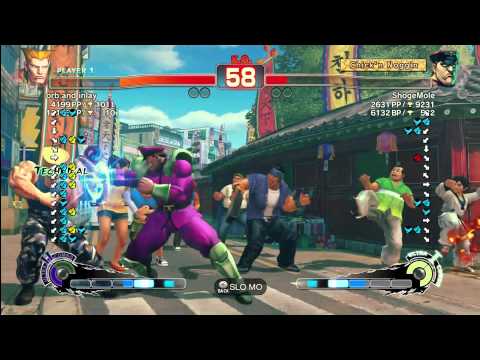 Orb and Inlay (Guile) vs Shoge Mole (Bison)