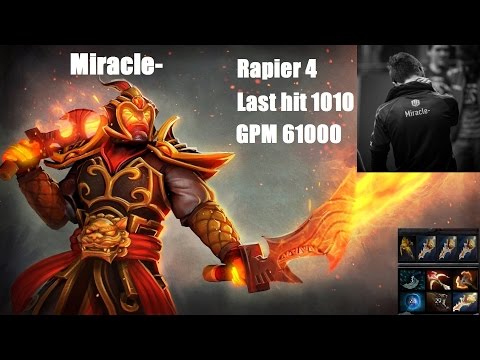 dota 2 Miracle- Best Ember spirit player 5 vs 4