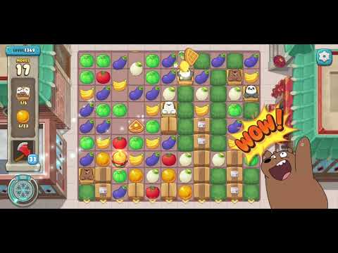 We Bare Bears Match3 Repairs Level 1369 - No Boosters