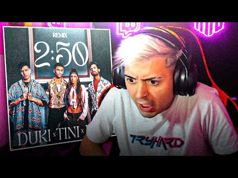 Reaccionando 2:50 Remix MYA , DUKI Y TINI 💥